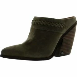 Sam Edelman Womens Suede Slip On Mules