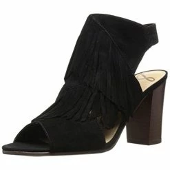 Sam Edelman Elaine Womens Suede Fringe Dress Sandals