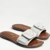 Sam Edelman Gabriela Woven Slide Sandal - Medium in Bright White for women