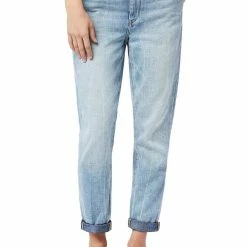Sam Edelman The Morrison Trouser Womens Light Wash High Rise High-Waist Jeans