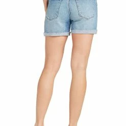 Sam Edelman Womens Raw Hem Short Denim Shorts