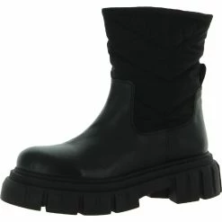 Sam Edelman Orleans Womens Lug Sole Chunky Mid-Calf Boots