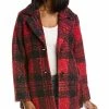 Sam Edelman Short Plaid Teddy Jacket for women