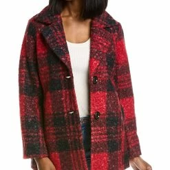 Sam Edelman Short Plaid Teddy Jacket for women