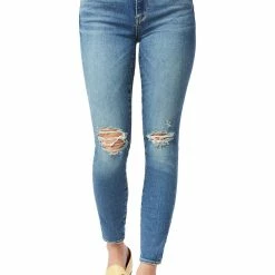 Sam Edelman The Kitten Womens Distressed Skinny Ankle Jeans