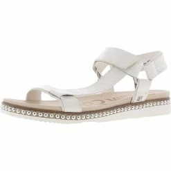 Sam Edelman Annalise Womens Leather Ankle Strap Flats