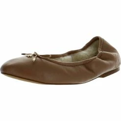 Sam Edelman Felicia 10 Womens Bow Fleece Line Ballet Flats