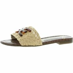 Sam Edelman Backer Womens Slip On Woven Slide Sandals