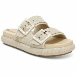 Sam Edelman Kenzie 2 Womens Linen Slip On Slide Sandals