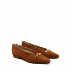 Sam Edelman Jenica Flat in Frontier Brown for women
