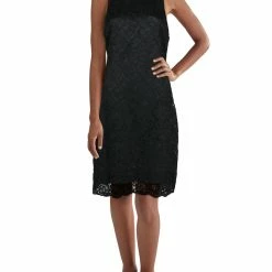 Sam Edelman Womens Lace Sleeveless Cocktail Dress