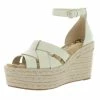 Sam Edelman Marietta Womens Leather Wedge Espadrilles