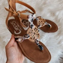 Sam Edelman Circus Cliff Sandal in Tie Dye for women