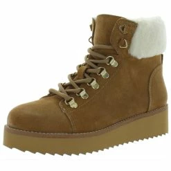 Sam Edelman Franc Womens Suede Cold Weather Shearling Boots