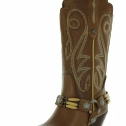 Sam Edelman Jackie Womens Leather Mid-Calf Cowboy, Western Boots