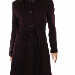 Sam Edelman Womens Lightweight Cold Weather Wool Coat