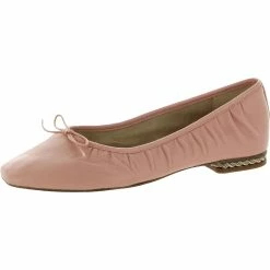 Sam Edelman Meg Womens Leather Slip On Ballet Flats