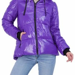 Sam Edelman Womens Lightweight Warm Puffer Jacket