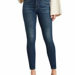 Sam Edelman Tink Womens Stiletto High Rise Straight Leg Jeans