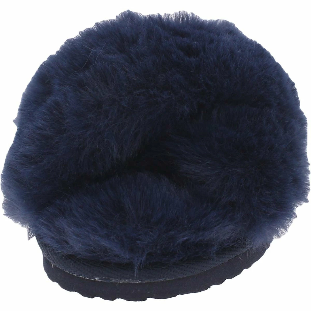 Sam Edelman Jeane Womens Faux Fur Padded Insole Scuff Slippers - Image 3