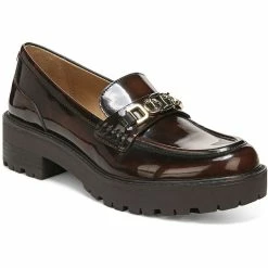 Sam Edelman Teagan Womens Leather Lug Sole Loafers