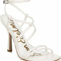 Sam Edelman Leeanne Womens Leather Open-Toe Open-Toe Heels