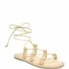 Sam Edelman Zariah 2 Womens Quilted Lace Up Gladiator Sandals