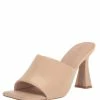 Sam Edelman CARMEN MULE HEEL SANDAL in Almond Leather for women