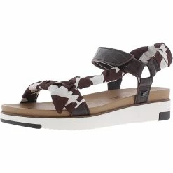 Sam Edelman Ashie Womens Leather Floral Wedge Sandals