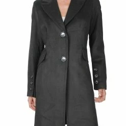 Sam Edelman Walker Womens Lightweight Cold Weather Wool Coat