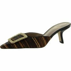 Sam Edelman Brit Womens Calf Hair Almond Toe Mules