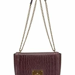 Sam Edelman Sophia Croc-Embossed Leather Crossbody for women