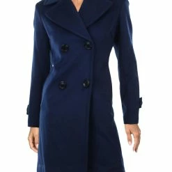 Sam Edelman Womens Lightweight Warm Wool Coat