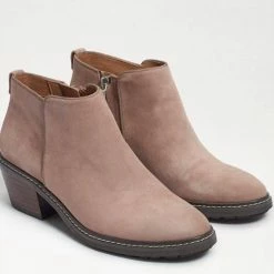 Sam Edelman Pryce Ankle Bootie - Medium in Cashmere Beige Suede for women