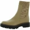 Sam Edelman Laguna Knit Womens Leather Round Toe Chelsea Boots