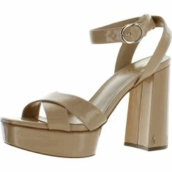 Sam Edelman Nolita Womens Criss-Cross Front Ankle Strap Platform Sandals