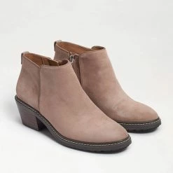 Sam Edelman Pryce Ankle Bootie in Cashmere Beige Suede for women