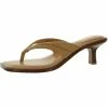 Sam Edelman Daphney Womens Leather Thong Kitten Heels